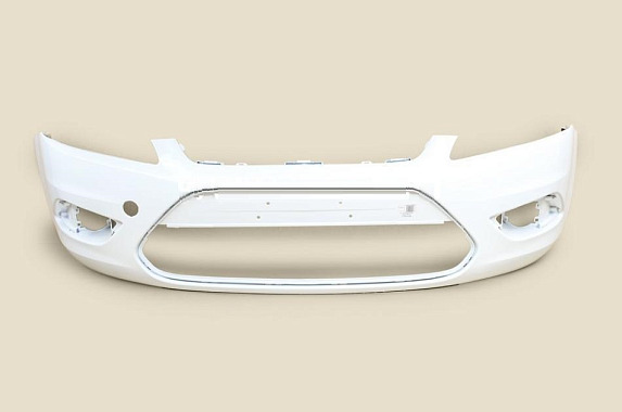Бампер передний Ford Focus II 2007-2011 Россия Frozen White 7VTA (Белоснежный)