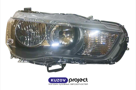 Фара с электрическим корректором Mitsubishi Outlander 2009-2012 Правая (Китай)